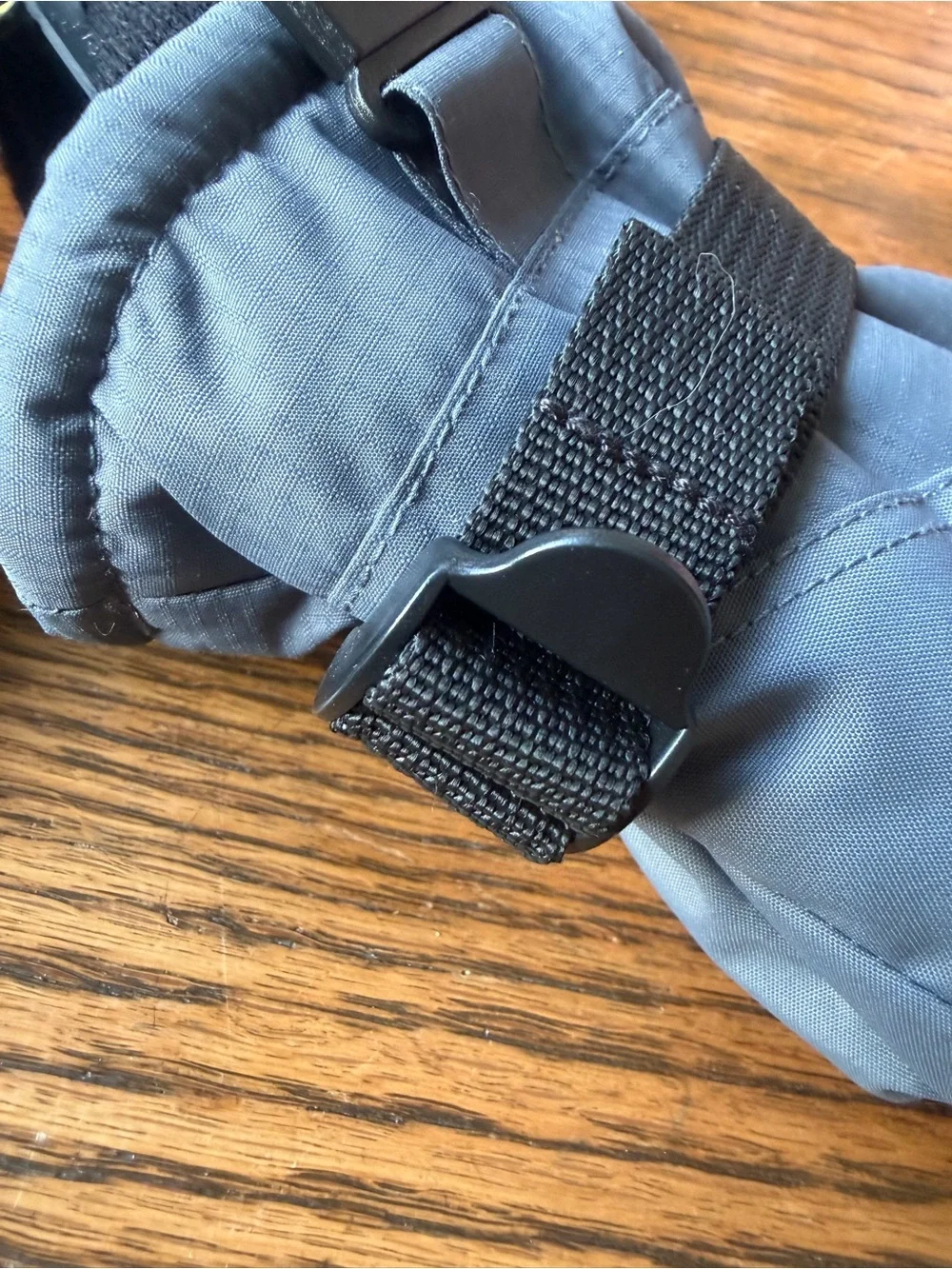 New Insulated Winter Gloves in Slate Gray with Black Accents